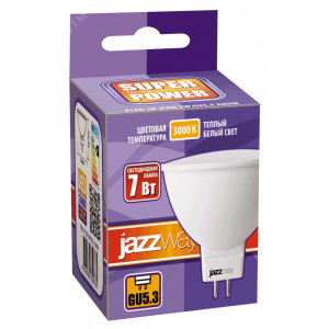 Лампа светодиодная PLED-SP 7Вт JCDR MR16 3000К тепл. бел. GU5.3 520лм 230В 1033499