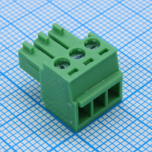 15EGTK-3.5-03P-14-00, Разъемный клеммный блок, 3 контакта. Серия 15EGTK-3.5