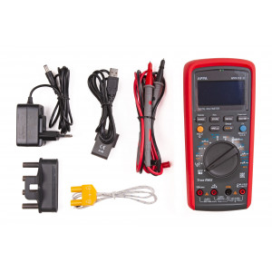 APPA 513, Универсальный мультиметр с автоматическим режимом выбора пределов измерения DCV, ACV, DCA, ACA, AC+DC, токовая петля (4–20мA, %), сопротивление, емкость, частота, коэффициент заполнения импульсов, прозвон цепи, проверка диодов, температура, True RMS