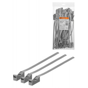 Крепеж ремешковый 7,6х285 серый (50шт) SQ0516-0305