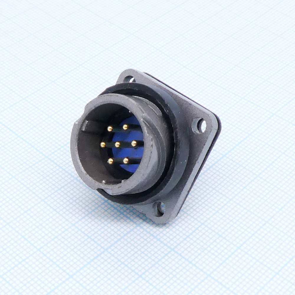 Изображение товара Блочная вилка FQ18-7ZJ-S 7 контактов пластиковая крышка надежное электросоединение