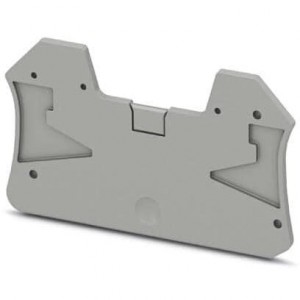 1079917, Комплектующие для клеммных колодок End Cover Gray Quattro