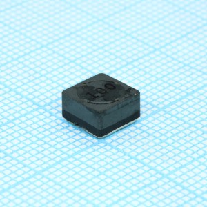 SRR6038-100Y, SMD индуктивность проволочная, на ферритовом сердечнике, экранированная 10мкГн ±30% 100кГц 8.8Q-фактор феррит 2А 0.038Ом лента на катушке