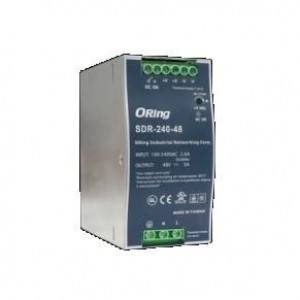 SDR-24048, Блок питания для DIN-рейки DIN Rail Power Supply, 240W/5A @ 48 VDC output with 85~132VAC / 176~264VAC input