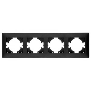 Рамка 4-м Bravo графит С1040-010