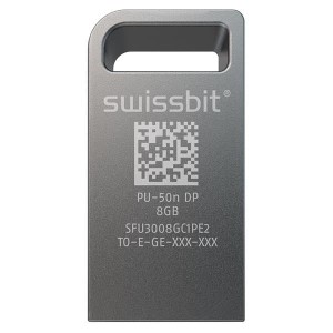 SFU3008GC1PE2TO-I-GE-020-RP0, USB-флэш-накопители Industrial USB Flash Drive, PU-50n for Raspberry Pi 2 and 3B+, 8 GB, MLC Flash, -40 C to +85 C