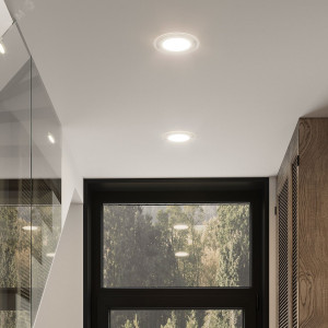 Светильник квадратный с декоративным стеклом,200х200х30, 150х150, 18W 3000K, 1390лм 1/20 948111118