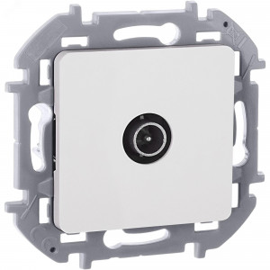 Розетка телевизионная оконечная TV Inspiria 10дБ 5-862мГц механизм бел. Leg 673870