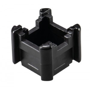 Держатель шины WST H 10x3/6x6, Держатель шины 10x3 / 6x6, пластик, цвет: черный