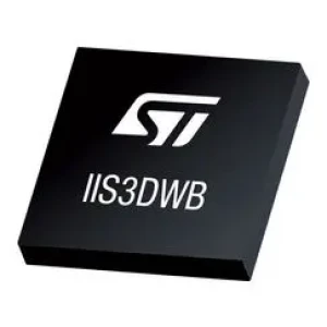 IIS3DWBTR, Акселерометр 3 осевой, 2 g, 4 g, 8 g, 16 g