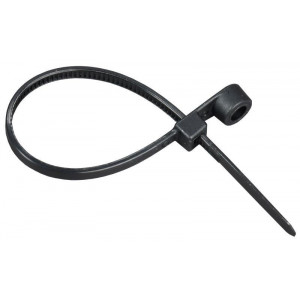 Хомут 2.5х110мм P6.6 с винтовым креплением черн. (уп.100шт) IEK UHH12-D025-110-100-K02