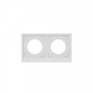 Рамка 2 поста IP44, KANT, белый песок 7010944