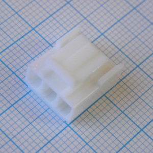 I-DS1073-SCW003, Корпус разъема, розетка на кабель, шаг 3,96мм, однорядный на 3 контакта, требуются контакты T-DS1073-SC600