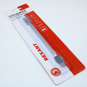 Спуджер металлический широкий 170мм, Лопатка двухсторонняя