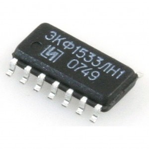 ЭКФ1533ЛН1, 6 логических элементов "НЕ",