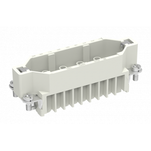 Вилочная контактная вставка SD-025-MC, Вилочная контактная вставка, обжимная фиксация, 25 полюсов + PE, типоразмер 16A, 250V, 10A, (обжимные контакты поставляются отдельно)