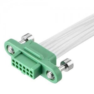 G125-FC11005F0-0450L, Ribbon Cables / IDC Cables 1.25MM F/L CA 2X5 450MM 26AWG