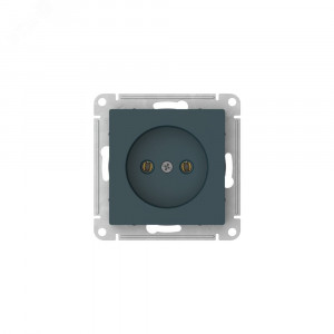 ATLASDESIGN РОЗЕТКА без заземления без шторок, 16А, быстрозажимные клеммы, ИЗУМРУД ATN000841S