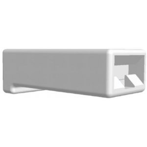 180905, Кожух разъема  RCP 1 контакт(ов) обжим кабеля автомобильного применения россыпь