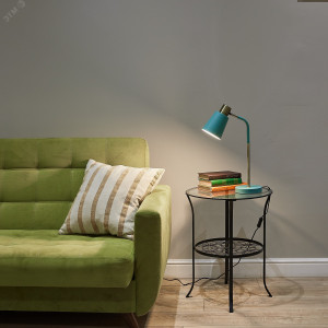 Светильник настольный 60W Цоколь Е27 Механический выключатель UML-B700 E27 GREEN Зел-ный ТМ UL-00010154