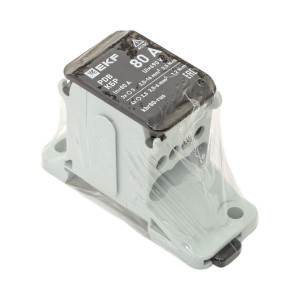 Клеммный блок распределительный КБР 80A EKF kbr80-rus