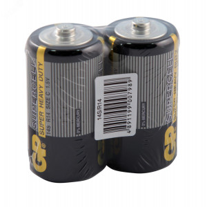 Батарейка солевая Super & Greencell & PowerPlus -2 шт. в пленке 2690