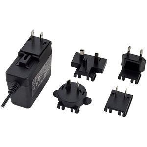 SMI36-12-V-P5, Адаптеры переменного тока настенного монтажа 36W 12V 3A 2.1 plug w/blade kit Level VI