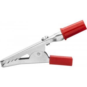 Зажим "крокодил" 5А 80 854 OAC-5A-55-R25 красн. 80854