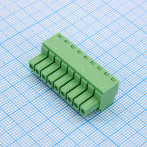 15EGTK-3.5-09P-14-00, Разъемный клеммный блок, 9 контактов. Серия 15EGTK-3.5