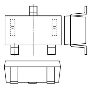 55GN01CA-TB-E, РЧ биполярные транзисторы SWITCHING DEVICE