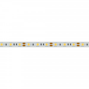 Лента RT 2-5000 12V White6000 2x (5060, 300 LED, LUX) 012339(B), Гибкая лента LUX, светодиоды smd 5060, 60шт/м (300шт на 5м), белая плата 10мм, скотч 3М. Цвет БЕЛЫЙ 5800-6500K. Питание 12V, мощность 14.4 Вт/м (72 Вт на 5м), угол 120°, цветопередача CRI>85. Размеры 5000х10x2.2мм. Мин.отрезок 50мм, 3 светодиода. Цена за