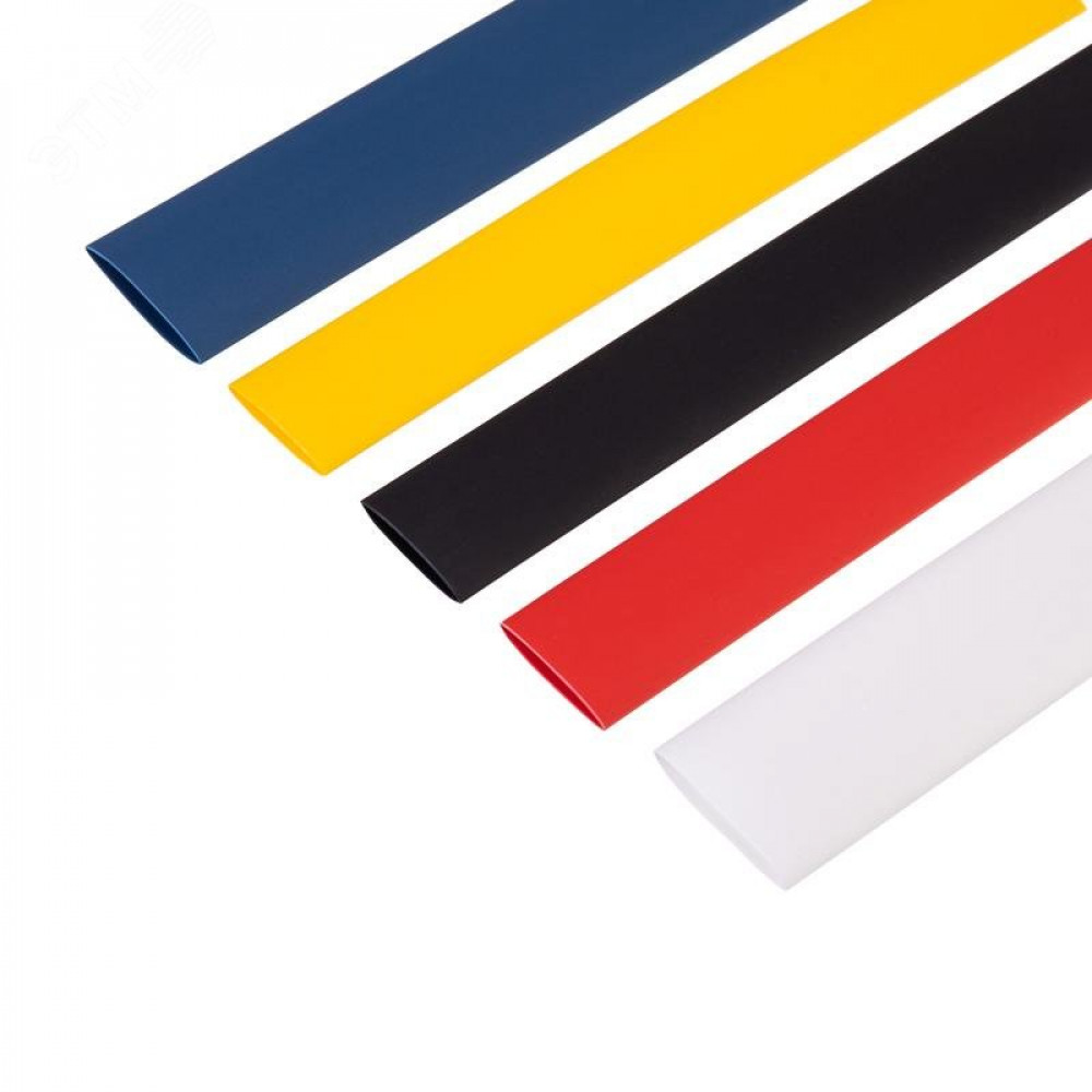 Изображение товара Набор трубок термоусадочных тонкостен разноцветных №2 Rexant 29-0102