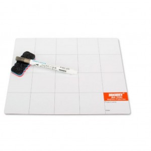 Коврик магнитный JM-Z09, Коврик для запчастей и винтов 200*250, в комплекте с маркером и ластиком.