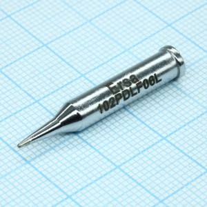 0102PDLF06L, Жало паяльное для паяльников ERSA I-Tool, I-Tool Nano, I-Tool Pico, конус удлиненный 0,6 мм