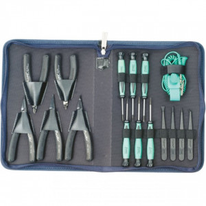 PK-2079, Набор антистатических инструментов состоящий из 16 элементов