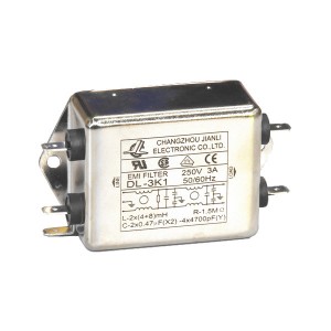 DL-3K1, Однофазный сетевой фильтр 3А 250В