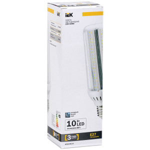 Лампа светодиодная CORN 10 Вт 900 Лм 230 В 4000 К E27 нМ LL-CORN-10-230-40-E27