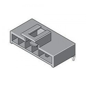 105313-2306, Проводные клеммы и зажимы NanoFit RA Hdr TH SR 6Ckt 0.76UM Au Ntl