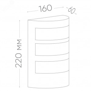 Светильник НБУ-60w Е27 IP54 серый 11879
