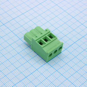 2EGTKB-5.08-03P-14-100, Разъемный клеммный блок, 3 контакта. Серия 2EGTKB-5.08