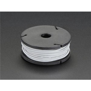 2519, Принадлежности Adafruit  Silicone Cover Stranded-Core Wire - 25ft 26AWG - Gray