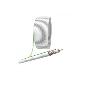 Кабель коаксиальный SAT 703 B.Cu/оплетка Cu 75проц. PVC 75Ом бел. (м) Б0044612
