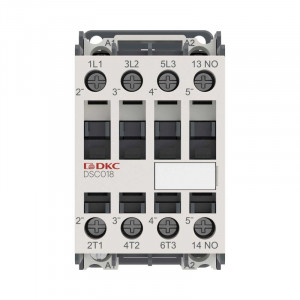 Магнитный контактор YON DSC018 18A 7,5кВт AC3 3P кат.220В AC 1НО DSC018-3C10A230