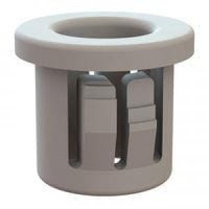 22MP03754, Прокладки и втулки Snap Bushing, .375 Hole, .250 ID, .406 Thick, Black,HS Nylon,1000 Per Bag,.125 Panel,.468 OD