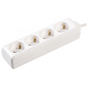 Удлинитель 4х5м с заземл. 16А IP20 У04 2P+PE 250В 3х1 WYP10-16-04-05-Z-N