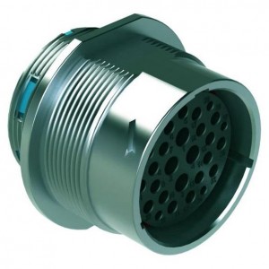 AHDM04-24-29SR, Circular Push Pull Connectors SZ 24 RCPT 29 POS SOCKET RED ARGMNT