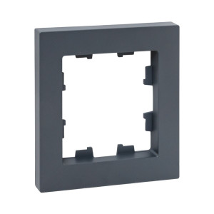 1 - местная рамка, графит, пластик Эпика EKF UP1-FPG-01