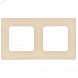 FLITE CLASSIC Рамка 2-местная РУ-2-К-ФлСл сливочный IEK FI-M22-32-20-K86