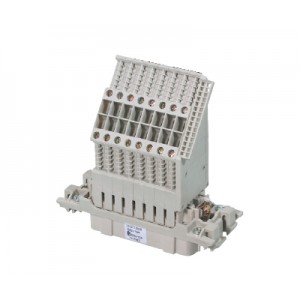 Розеточная контактная вставка BU 70.1 /24 REV WL, Розеточная контактная вставка, винтовая фиксация, 16 полюсов + PE, типоразмер 16B, 500V, 16A, сечение обслуживаемых проводников 0,5-4 мм кв., тип покрытия контактов: олово, заземление слева, с упорами для защелок,