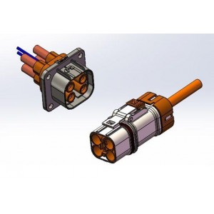PL184X-41-4, Сверхмощные разъемы питания 4.0MM 4 WAY PLG STRT FOR 4MM2